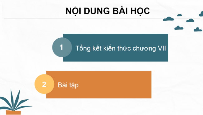 PowerPoint Toán 6 Bài tập cuối chương VII