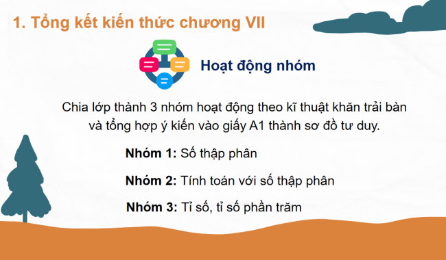 PowerPoint Toán 6 Bài tập cuối chương VII