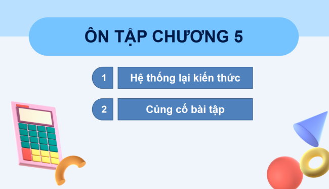 PowerPoint Toán 6 Bài tập cuối chương 5