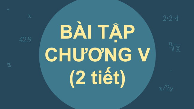 PowerPoint Toán 6 Bài tập cuối chương 5