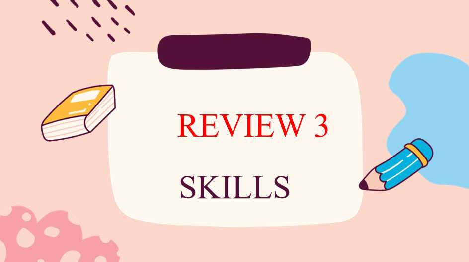 Tiếng Anh 8 Review 3: Skills