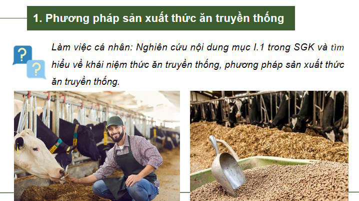 Sản xuất và chế biến thức ăn chăn nuôi