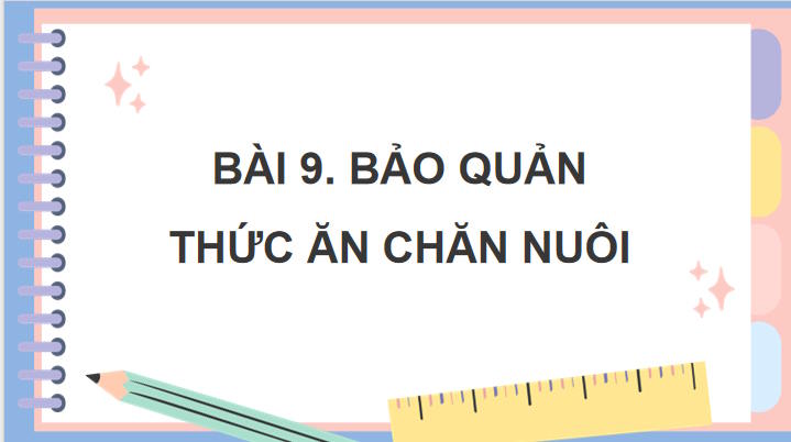 Bảo quản thức ăn chăn nuôi