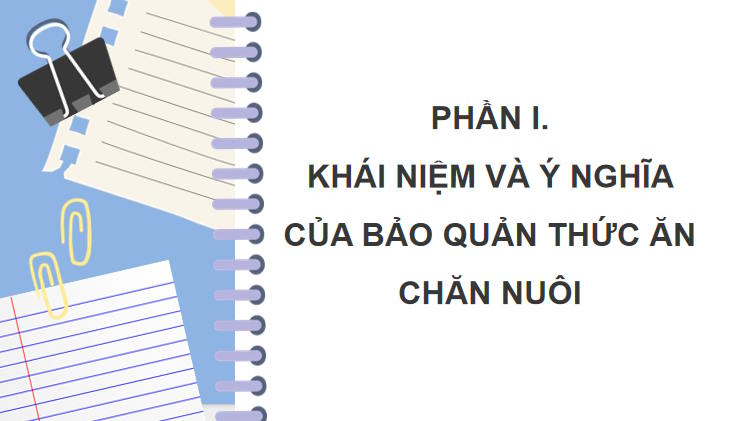 Bảo quản thức ăn chăn nuôi
