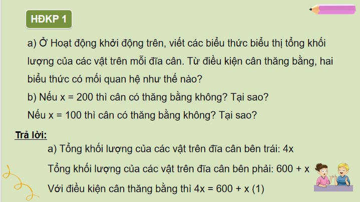 Giáo án Toán 8 Bài 1: Phương trình bậc nhất một ẩn
