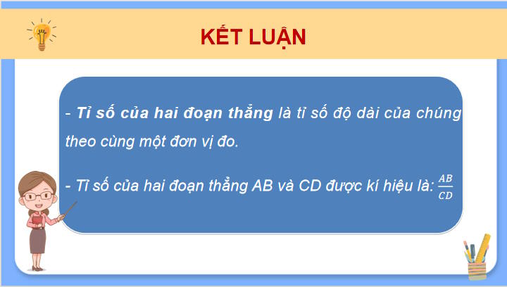 Giáo án Toán 8 Bài 1: Định lí Thalès trong tam giác