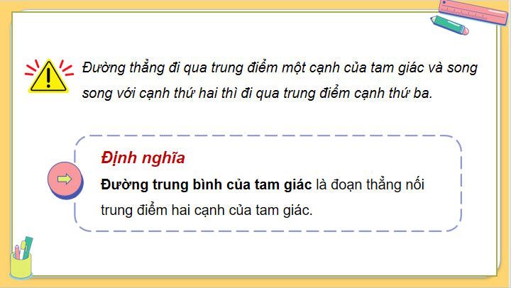 Giáo án Toán 8 Bài 2: Đường trung bình của tam giác
