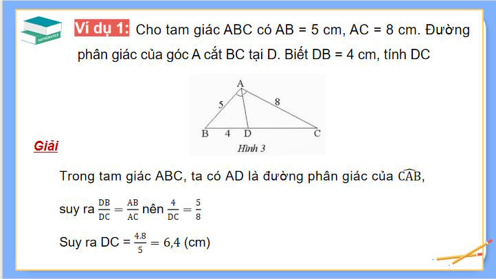 Tính chất đường phân giác của tam giác
