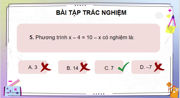 PowerPoint Toán 8 Bài tập cuối chương 6