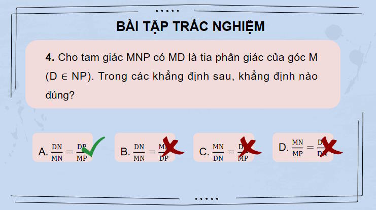 Giáo án Toán 8 Bài tập cuối chương 7