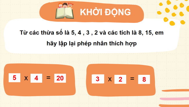 PowerPoint Bài 39: Bảng nhân 2