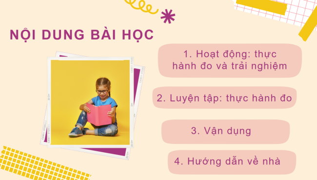 PowerPoint Toán 2 Bài 57: Thực hành và trải nghiệm đo độ dài
