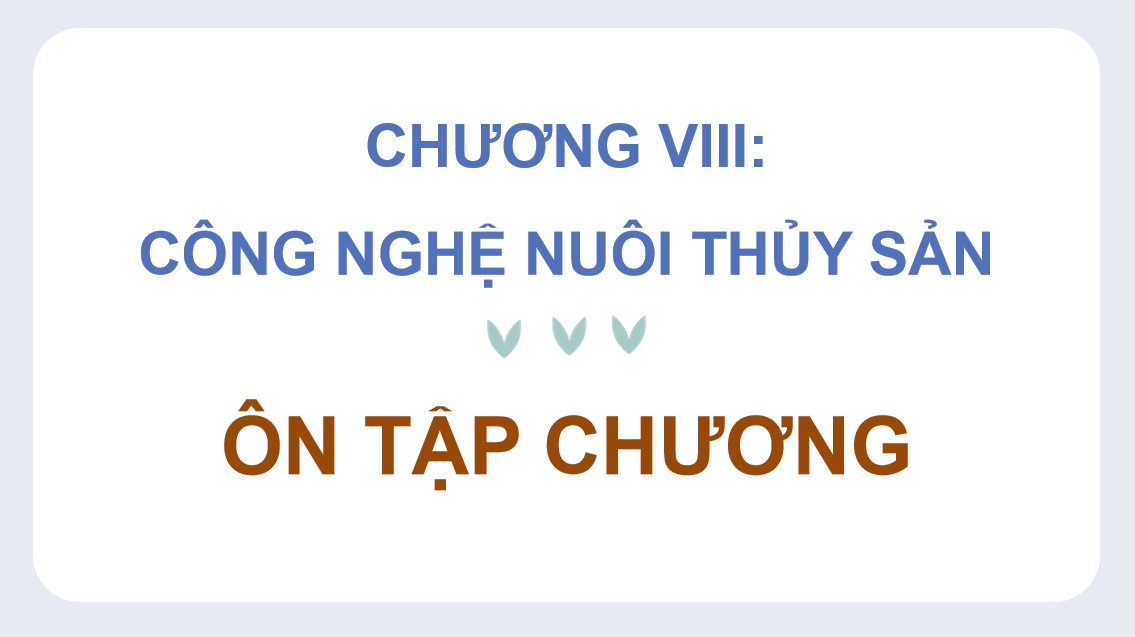 Giáo án PowerPoint Công nghệ 12 KNTT Bài Ôn tập chương 8