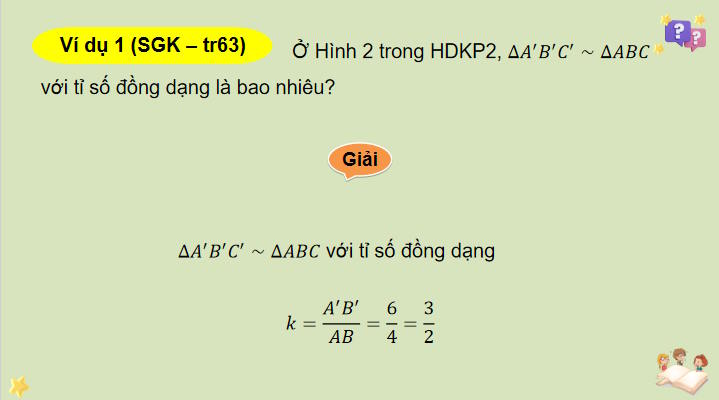 Giáo án Toán 8 Bài 1: Hai tam giác đồng dạng