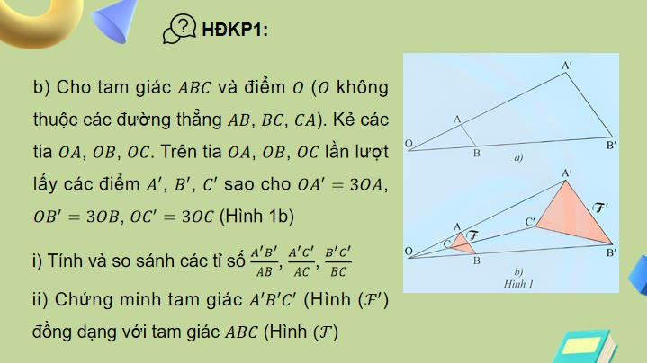 Giáo án Toán 8 Bài 4: Hai hình đồng dạng