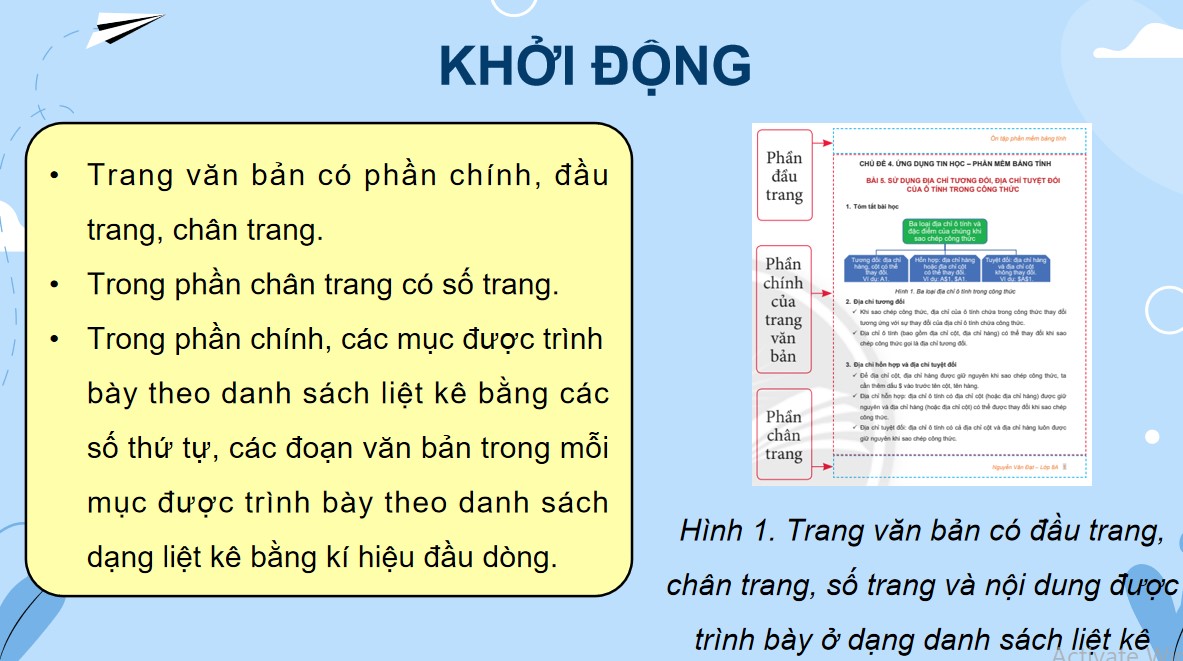 Bài giảng điện tử Tin học 8 CTST Bài 9a