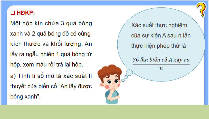 Xác suất lí thuyết và xác suất thực nghiệm
