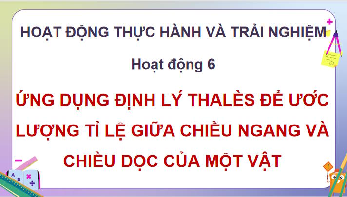 Giáo án PowerPoint Toán 8 Hoạt động 6