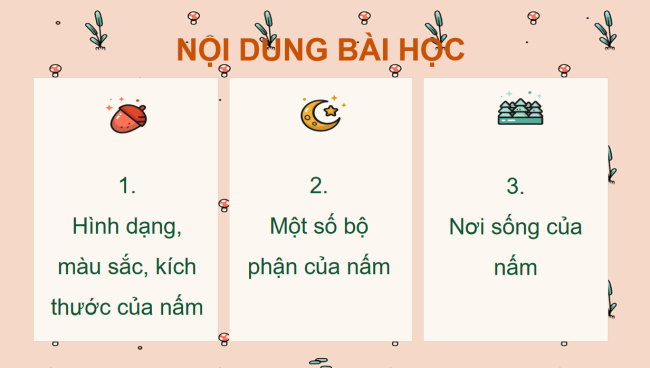 PowerPoint Khoa học 4 Bài 19: Sự đa dạng của nấm