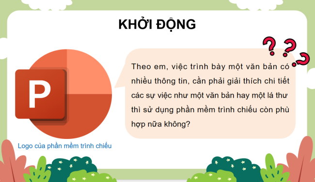 PowerPoint Tin học 4 Bài 10: Phần mềm soạn thảo văn bản