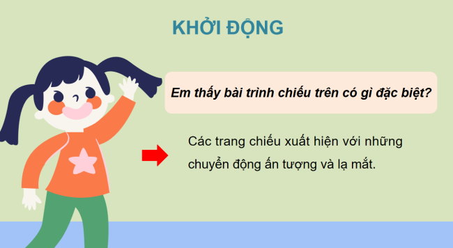 PowerPoint Tin học 4 Bài 9: Hiệu ứng chuyển trang