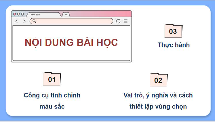 Giáo án Tin học 11 Bài 26: Công cụ chỉnh màu sắc và công cụ chọn