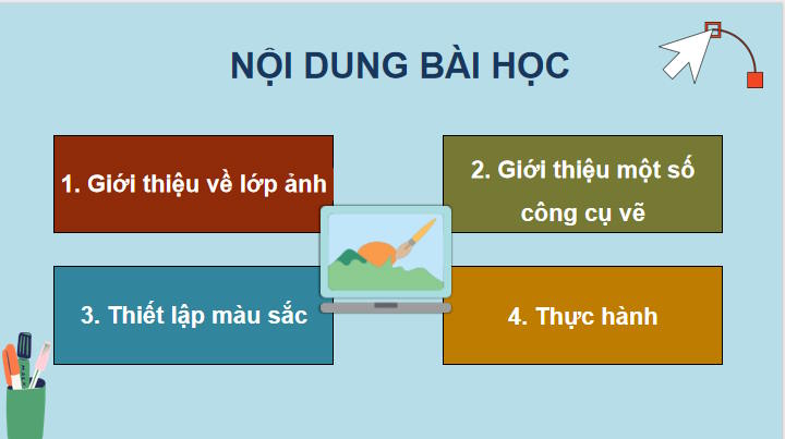 Giáo án Tin học 11 Bài 27: Công cụ vẽ và một số ứng dụng