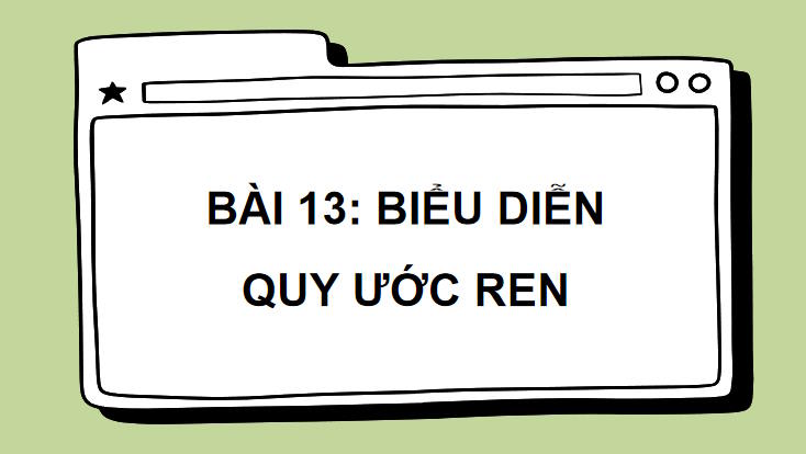 Công nghệ 10 Bài 13: Biểu diễn quy ước ren