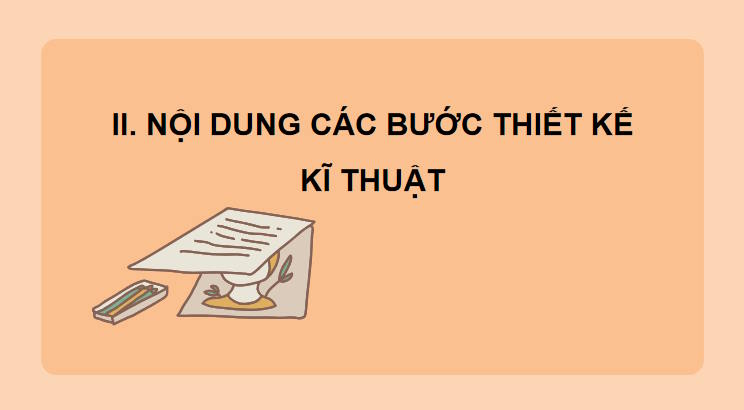 Công nghệ 10 Bài 18: Quy trình thiết kế kĩ thuật
