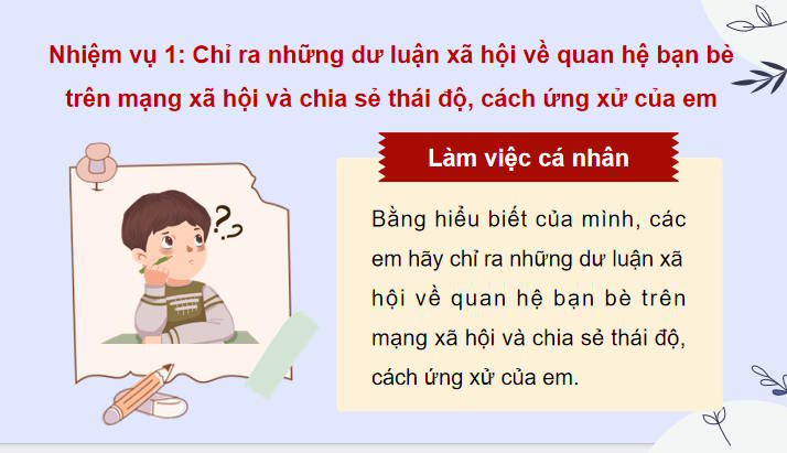 Làm chủ bản thân và sống có trách nhiệm