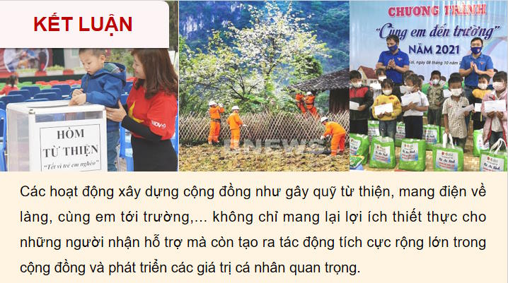 Chủ động tham gia các hoạt động xã hội