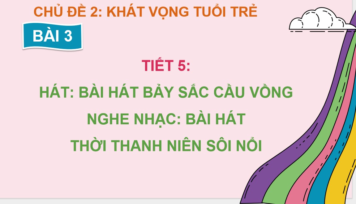 Giáo án điện tử Bài 3 Âm nhạc 9 Kết nối tri thức