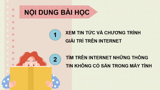 PowerPoint Tin học 3 Bài 1: Thông tin trên Internet