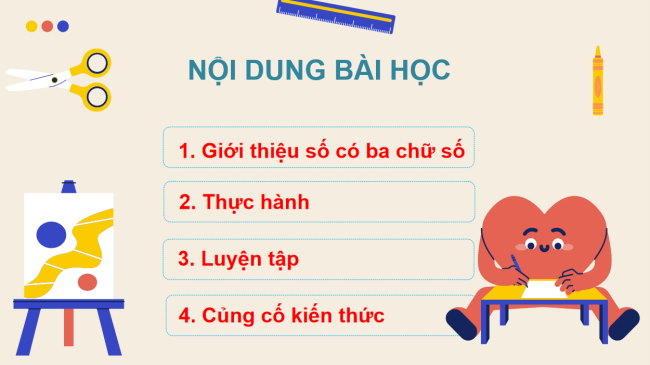 PowerPoint Toán 2: Các số có ba chữ số
