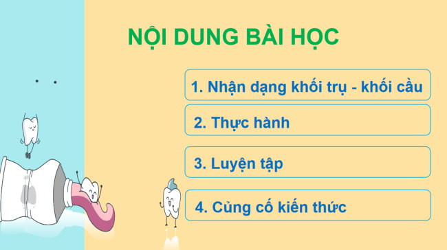 PowerPoint Toán 2: Khối trụ - khối cầu