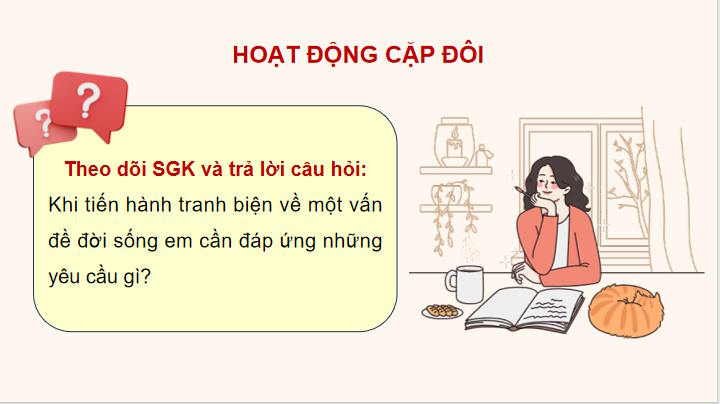 Giáo án Ngữ văn 12 Bài 8: Tranh biện về một vấn đề đời sống 