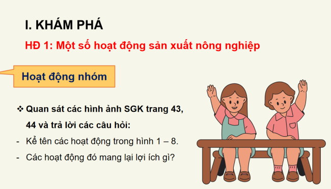 PowerPoint Tự nhiên và xã hội 3 Bài 9: Hoạt động sản xuất nông nghiệp