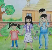 Giáo án sinh hoạt dưới cờ lớp 1 tuần 27 chủ đề: Phát động vẽ tranh Gia đình của em