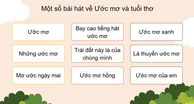 PowerPoint Âm nhạc 3 Chủ đề 6 Tiết 2: Ôn tập bài hát: Thế giới của tuổi thơ. Nghe nhạc: Đô Rê Mi