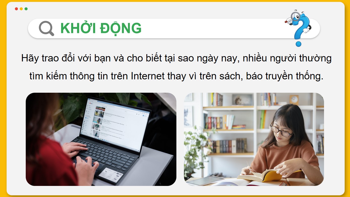 Bài giảng điện tử Tin học 8 CTST Bài 2