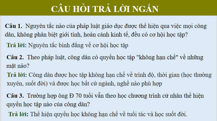 Giáo án ôn thi tốt nghiệp Giáo dục Kinh tế và Pháp luật 12 Bài 11