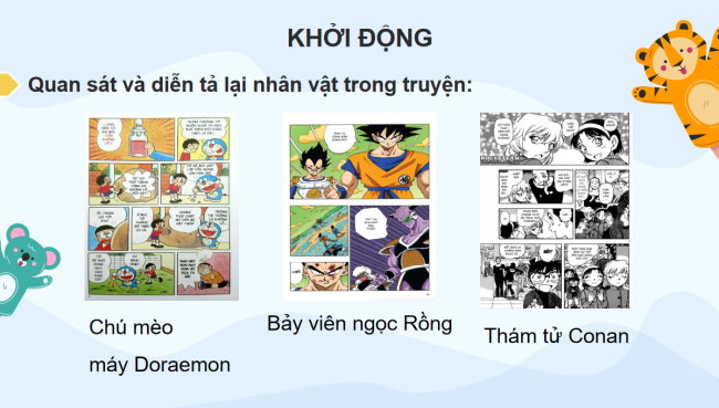 PowerPoint Mĩ thuật 5 Bài 12: Nhân vật truyện em yêu thích