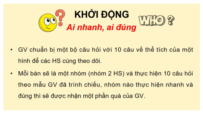 PowerPoint dạy thêm Toán 5 Bài 45: Thể tích của một hình