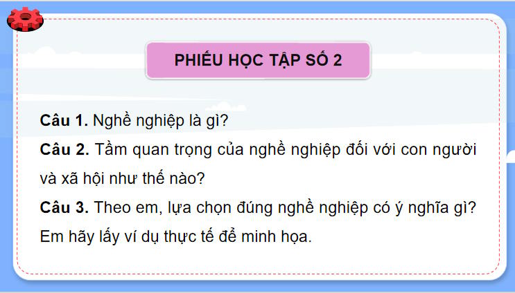 Công nghệ 9 Định hướng nghề nghiệp Kết nối Bài 1