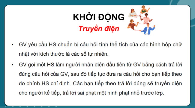 PowerPoint dạy thêm Toán 5 Bài 52: Thể tích của hình hộp chữ nhật