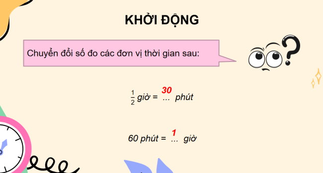 PowerPoint dạy thêm Toán 5 Bài 56: Các đơn vị đo thời gian