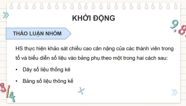 PowerPoint dạy thêm Toán 5 Bài 63: Thu thập, phân loại, sắp xếp các số liệu