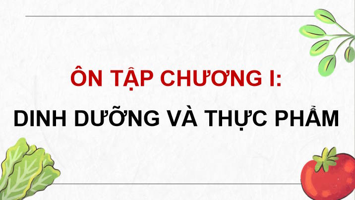 PowerPoint Công nghệ 9 Ôn tập Chương 1