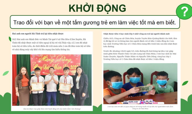 PowerPoint Tiếng Việt 4 Bài 5: Tờ báo tường của tôi