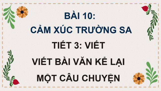 PowerPoint Tiếng Việt 4 Bài 10: Viết bài văn kể lại một câu chuyện